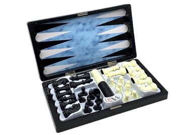 Игрушки: ♟ Шахматы 3 в 1 — Шахматы, Шашки и Нарды Идеальный набор для всей — 4