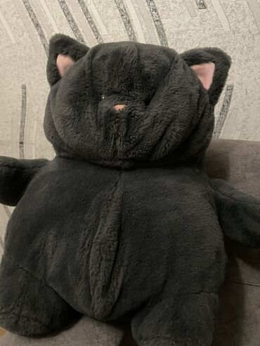 купить pop it в баку: Böyük ölçülü plyuş pişik oyuncağı - Rəng: tünd boz/qartal qara -