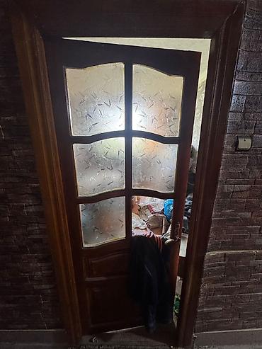 qapi otaq: Şüşəli taxta otaq qapıları - Material: möhkəm təbii ağac, laklanmış — 4