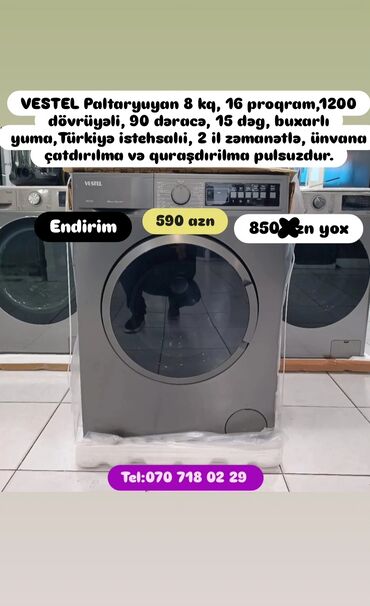 Digər aksesuarlar: Paltaryuyan Anbar qiymətə satişı Qimətlər aşagida qeyd olunub.Unvama — 22