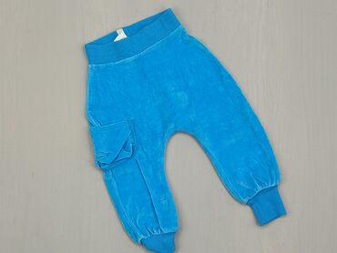 Spodnie, 0-1 m, wzrost - 56 cm., stan - Bardzo dobry, wzór - Print, kolor - Błękitny