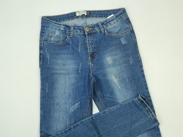 spódnice jeansowe z falbaną: Jeans, L (EU 40), condition - Very good