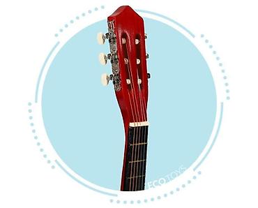 stocic za auto: Velika klasična drvena gitara za decu sa 6 žica – ECOTOYS Šifra — 6