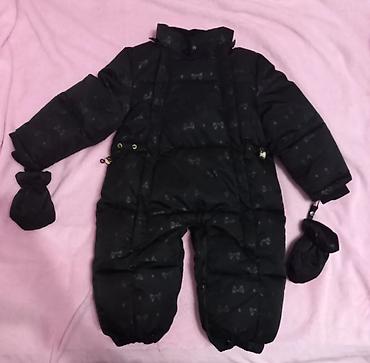 Верхняя одежда: Зиммний тёплый комбенизон на девочку 1-1,5 года в идеальном состоянии — 3