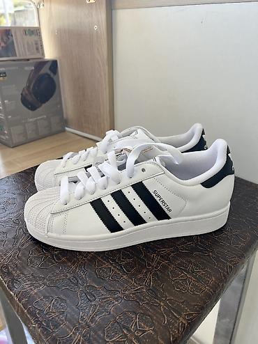 босоножки 34 размер: Мужские кроссовки, 40.5, Adidas, Новый, цвет - Белый, Самовывоз, Платная доставка — 2