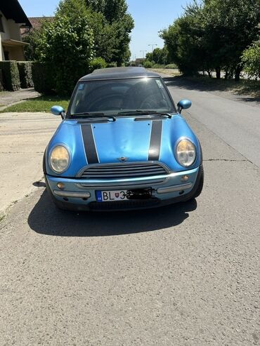 dellorto karburator za apn 6: Plavi Mini Cooper hečbek sa troja vrata, prepoznatljiv po svom