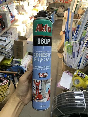 Клей-пена: Akfix, Для пенопласта, В розницу — 1