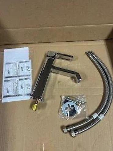 Slavine: Delta Vellum – jednoručna slavina za lavabo, hrom - Moderan kvadratni — 15