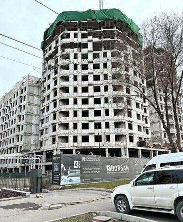 продам 1 комнатную квартиру в бишкеке: 2 комнаты, 59 м², Элитка, 7 этаж, ПСО (под самоотделку)