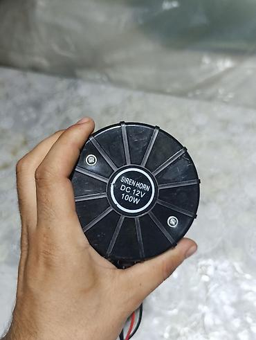 wi və sa: 12V 100W sirena sistemi - Güclü megafon tipli səs gücləndirici: DC — 2