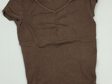 koszula flanelowa brązowa: T-shirt, 8 years, 122-128 cm, condition - Good