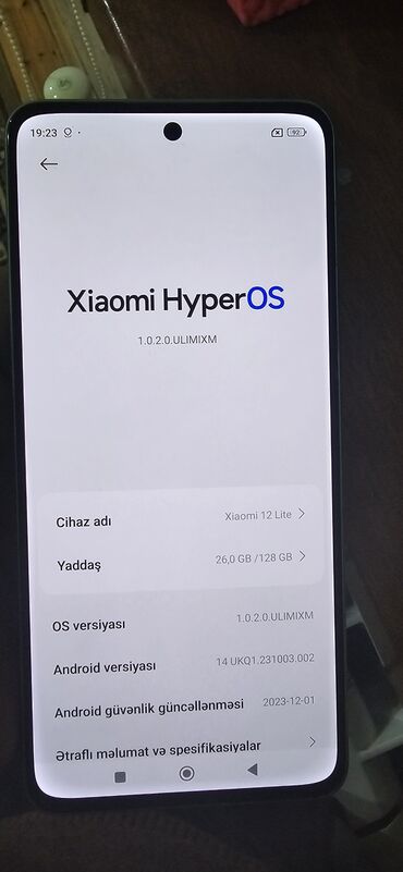 Xiaomi: Xiaomi Mi 12 Lite, 128 ГБ, цвет - Голубой, 
 Битый, Сенсорный, Отпечаток пальца