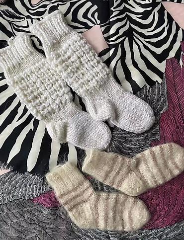 Другие детские вещи: Детская новая шапка Новые гольфы шерстяные и носочки ( на 3-4г.) За — 4