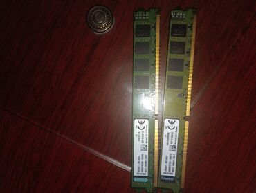 8гб ddr3: Оперативдик эс-тутум, Колдонулган, Kingston, 8 ГБ, DDR3, 1600 МГц, ПК үчүн