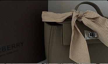 сумка полен: Классическая сумка, Burberry, Великобритания, Материал: Экокожа, Жёсткая конструкция, Женские, Новый — 1