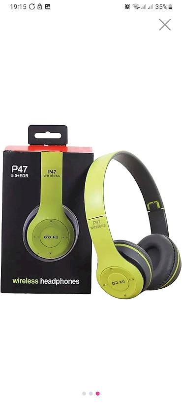 Səsgücləndiricilər, qulaqlıqlar və mikrofonlar: Məhsul: P47 Wireless qulaqcıq - Bağlantı: Bluetooth (4.1+EDR yazısı — 29