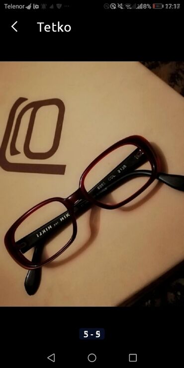 Naočare: Novo brendirano,vredi bordo sa crnim napred bordo pogledajte moje — 7