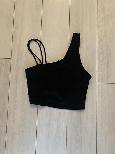 deri geyim: Qadınlar üçün crop top dəsti – 4 ədəd - Krem rəngli, nervürlü — 3