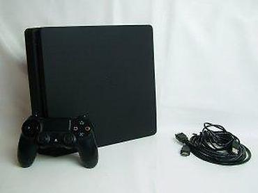 PS4 (Sony Playstation 4): U ponudi je Sony PlayStation 4 Slim. Stanje: odlično očuvana, komplet — 18