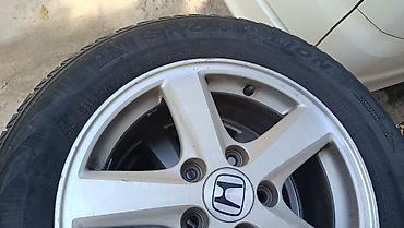 Шиналар жана дисктер: Дөңгөлөктөр монтажда 215 / 60 / R 16, Winter stud, Колдонулган, Комплект, Жеңил унаалар, Куйма, тешиктери - 4 — 8