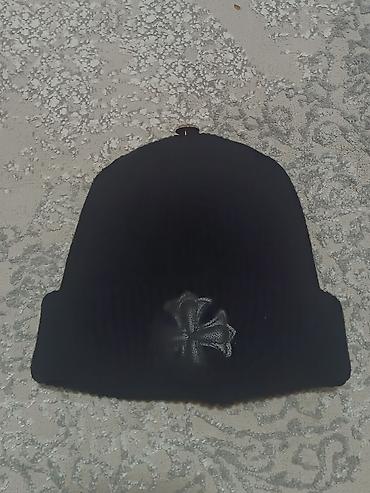 бини шапка: Черная шапка chrome hearts — 1