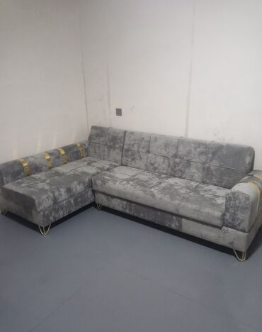Диваны: Угловой диван, Новый, Раскладной, С подъемным механизмом, Велюровая ткань, Нет доставки
