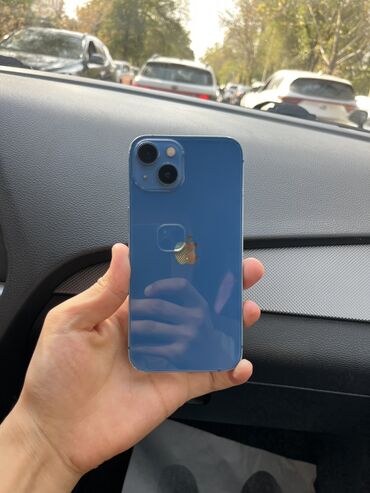 где можно купить диктофон: IPhone 13, Б/у, 128 ГБ, Синий, 76 %