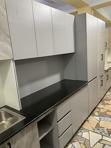 silver kitchen: Кухонный гарнитур, Новый, цвет - Белый, ДСП, Бесплатная доставка — 6