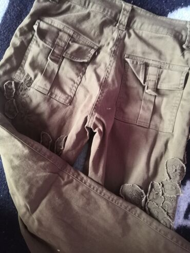 Pantalone: 164-170, bоја - Maslinasto zelena
