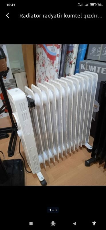 Elektrikli qızdırıcılar və radiatorlar: Yağ radiatoru, Kumtel, Pulsuz çatdırılma