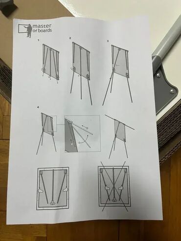 Ostali kancelarijski nameštaj: *** AKCIJA *** #3097 Magnetna ploča za prezentacije sa stalkom; — 9