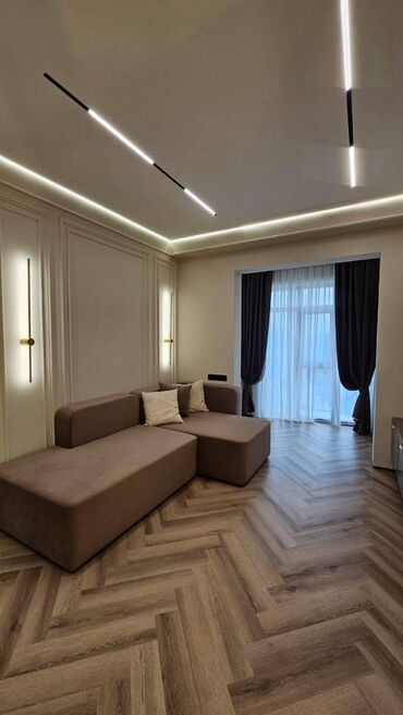 квартиры в районе кызыл аскер: 3 комнаты, 100 м², Элитка, 13 этаж, Дизайнерский ремонт