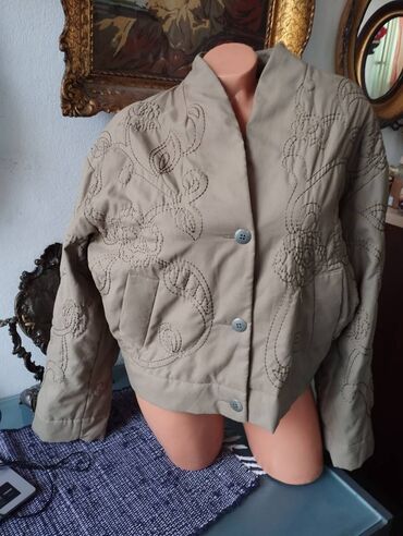 farmerice broj cotton: Jakna sa vezom-unikatna-TOGETHER Together jakna u vintage stilu ima