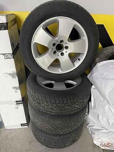165 13: Срочно: резина с дисками от Мерседес 221 235/55/R17 Комплект из 4 — 1