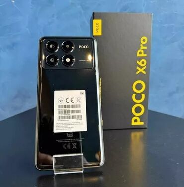 lalafo işlənmiş telefonlar: Poco X6 Pro 5G, 512 GB, rəng - Qara, Face ID, Barmaq izi