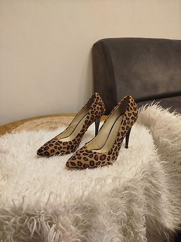 Tuflilər: Leopard naxışlı qadın tuflisi təmiz deri - Model: Klassik stiletto - — 2