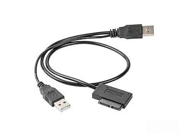 Druga oprema za računare i laptopove: USB na SATA Slimline adapter kabl za optičke drajvove (CD/DVD/Blu‑ray) — 1