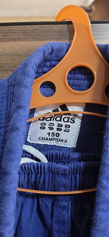кийии: Кимоно для дзюдо adidas CHAMPION II, детское - Цвет: синий - — 2
