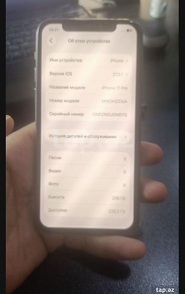 oled: IPhone 11 Pro, 256 GB, Space Gray, Face ID — 6