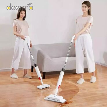 тряпки для уборки: Швабра для влажной уборки deerma mop up body mop (dem-tb900) каждый