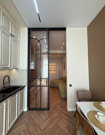 елисейкие поля: 2 комнаты, 76 м², Асанбай мкр Элитка, 6 этаж, Дизайнерский ремонт — 4