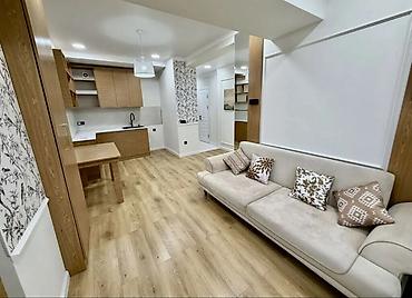 kant flat: 1 комната, 37 м², Тунгуч мкр Элитка, 3 этаж, Дизайнерский ремонт — 8