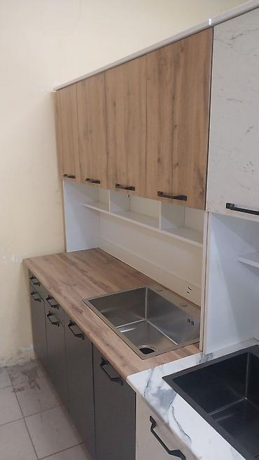 silver kitchen: Кухонный гарнитур, Новый, цвет - Белый, ДСП, Бесплатная доставка — 9