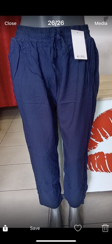 bebi dol cena: Ženske pantalone 100%viskoza vel 4xl. 5xl. 6xl. 7xl. Cena 899din 💋