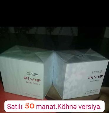 Ətriyyat: Oriflame brendinə aid "Dancing Lady Hypnotic Night" ətri. Bu ətir 50 — 67