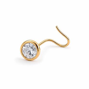 Серьги: Серьги из красного золота 585 Артикул: 28898 Бренд: ADAMANT — 6
