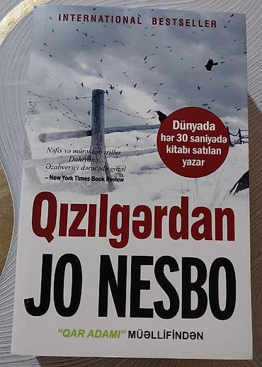gitara satilir: Jo Nesbonun "Qızılgərdan" kitabı satılır. Tam yeni, birinci əl — 1