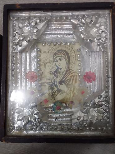 Şəkillər, tablolar: İkonalar – 2 ədəd, çərçivəli.Antikvar. - Mövzu: Şərq xristian — 1