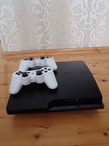 PS3 (Sony PlayStation 3): Ps3 silim 750 gb yaddaş 40 oyun ən son oyunlardan ✅ 2 Ədəd Pultnan ✅