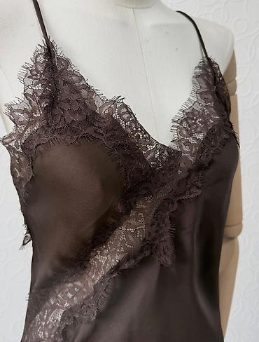 Вечерние платья: ЛЮКС КОПИЯ ZARA ТРЕНД СЕЗОНА Асимметричное сатиновое платье-комбинация — 1